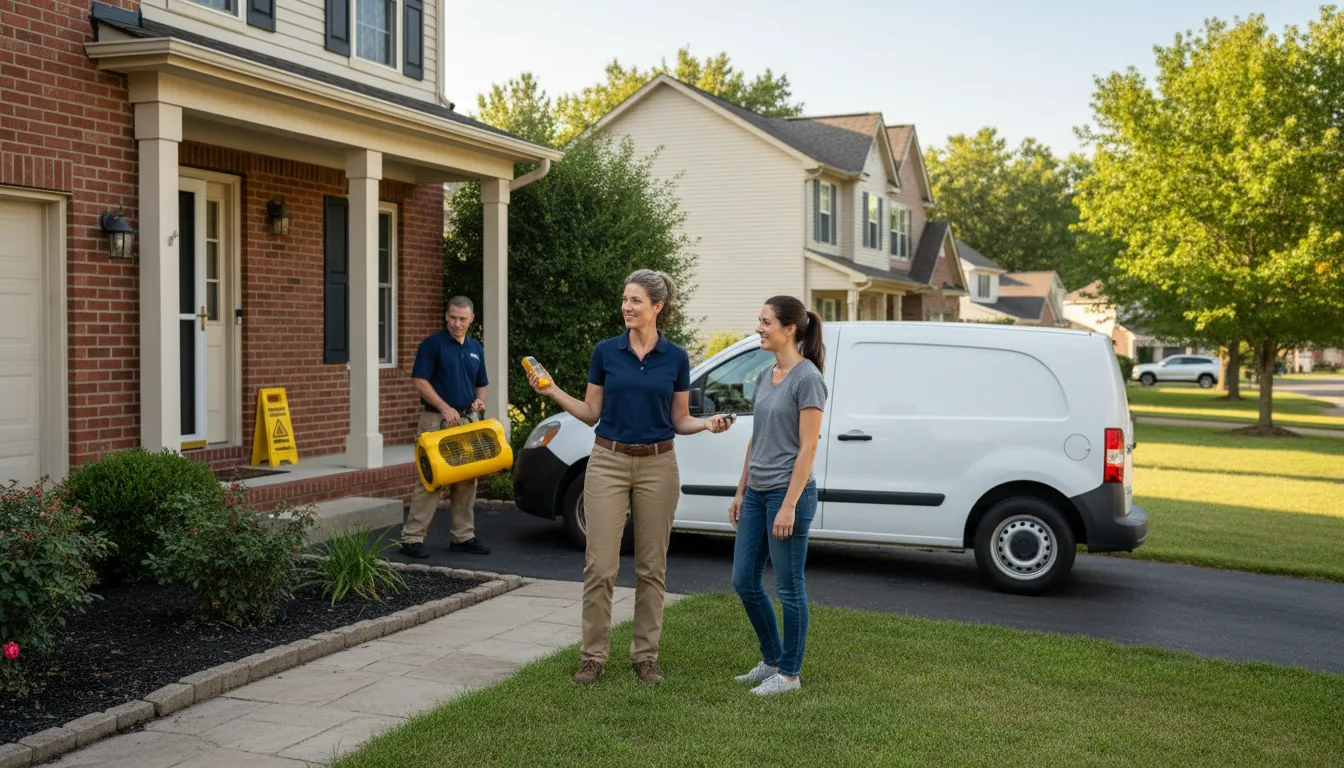 Residential water damage restoration in Nanjemoy, MD